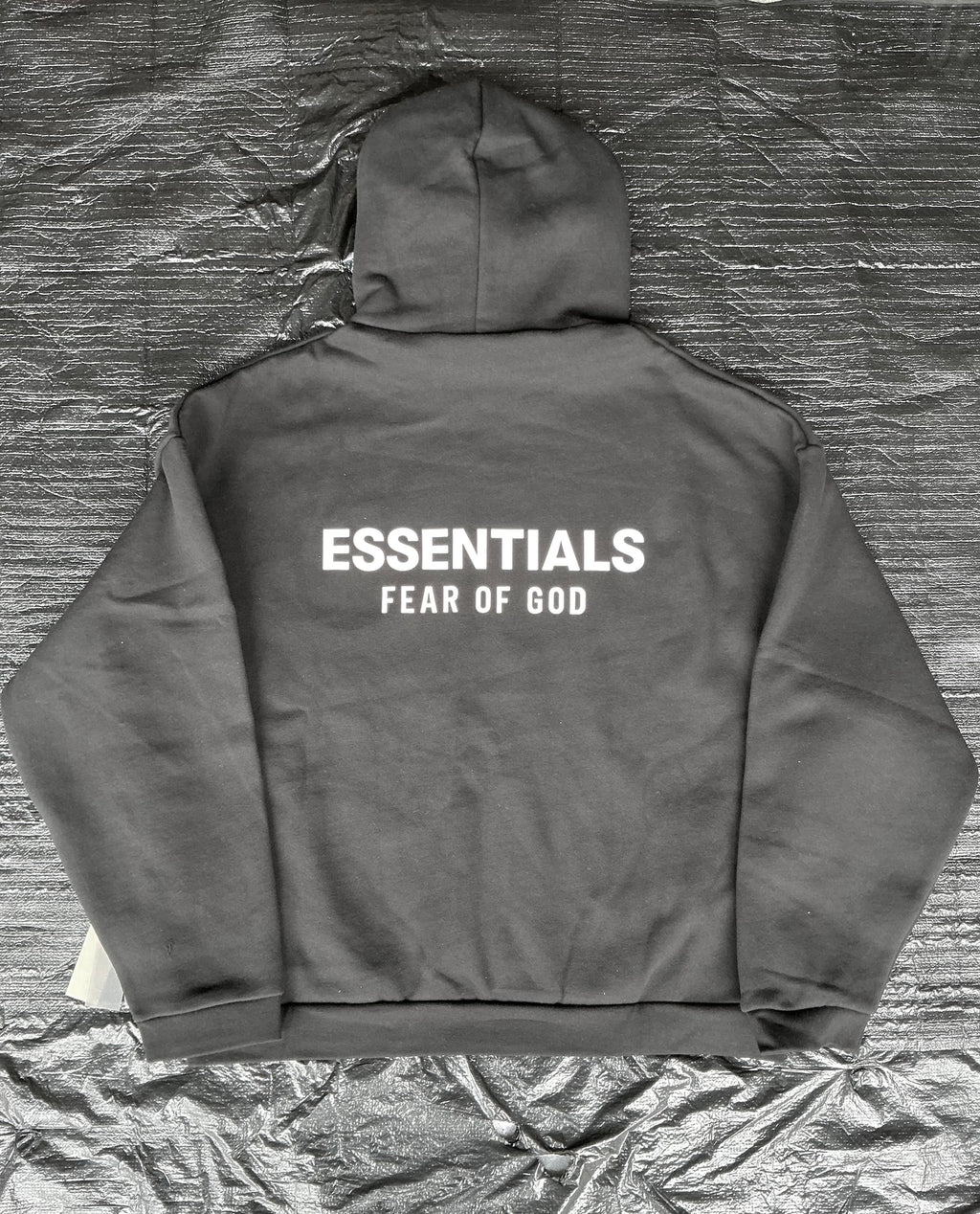 Blk ess hoodie