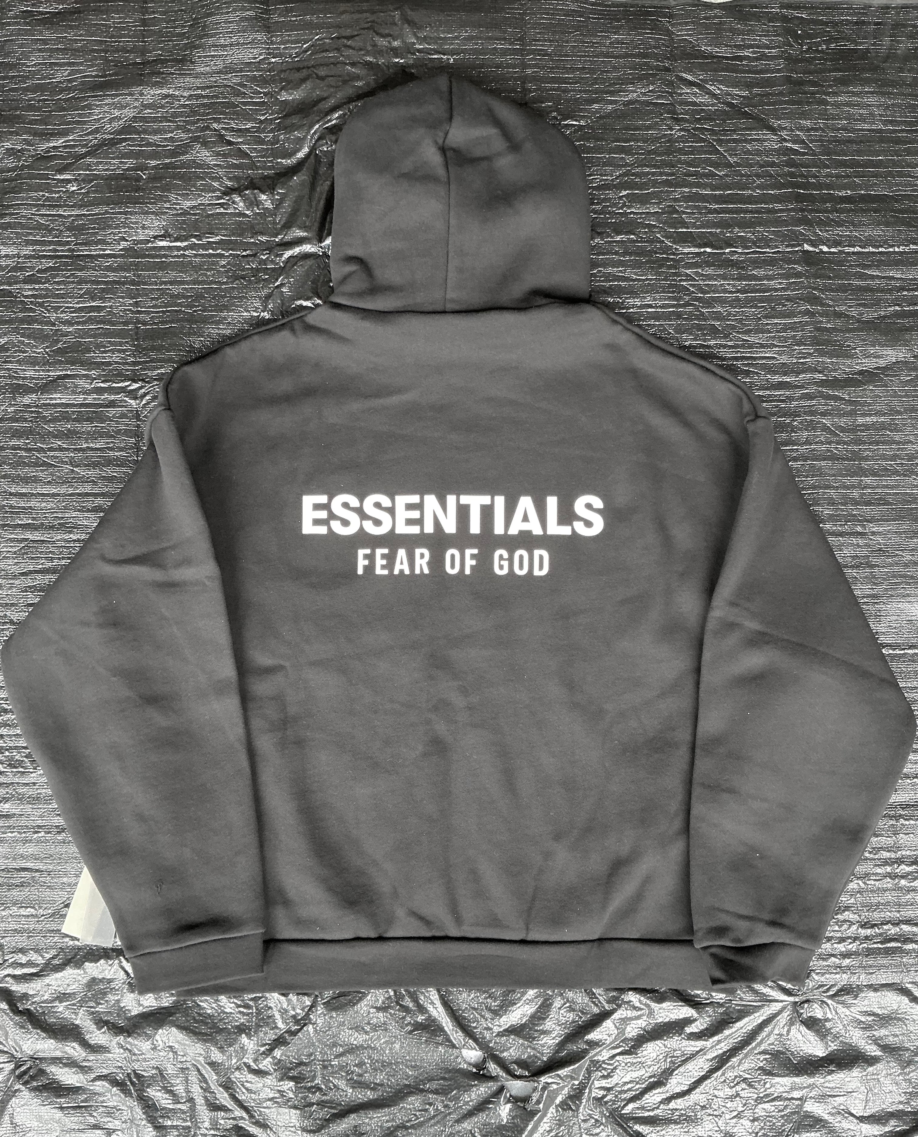 Blk ess hoodie