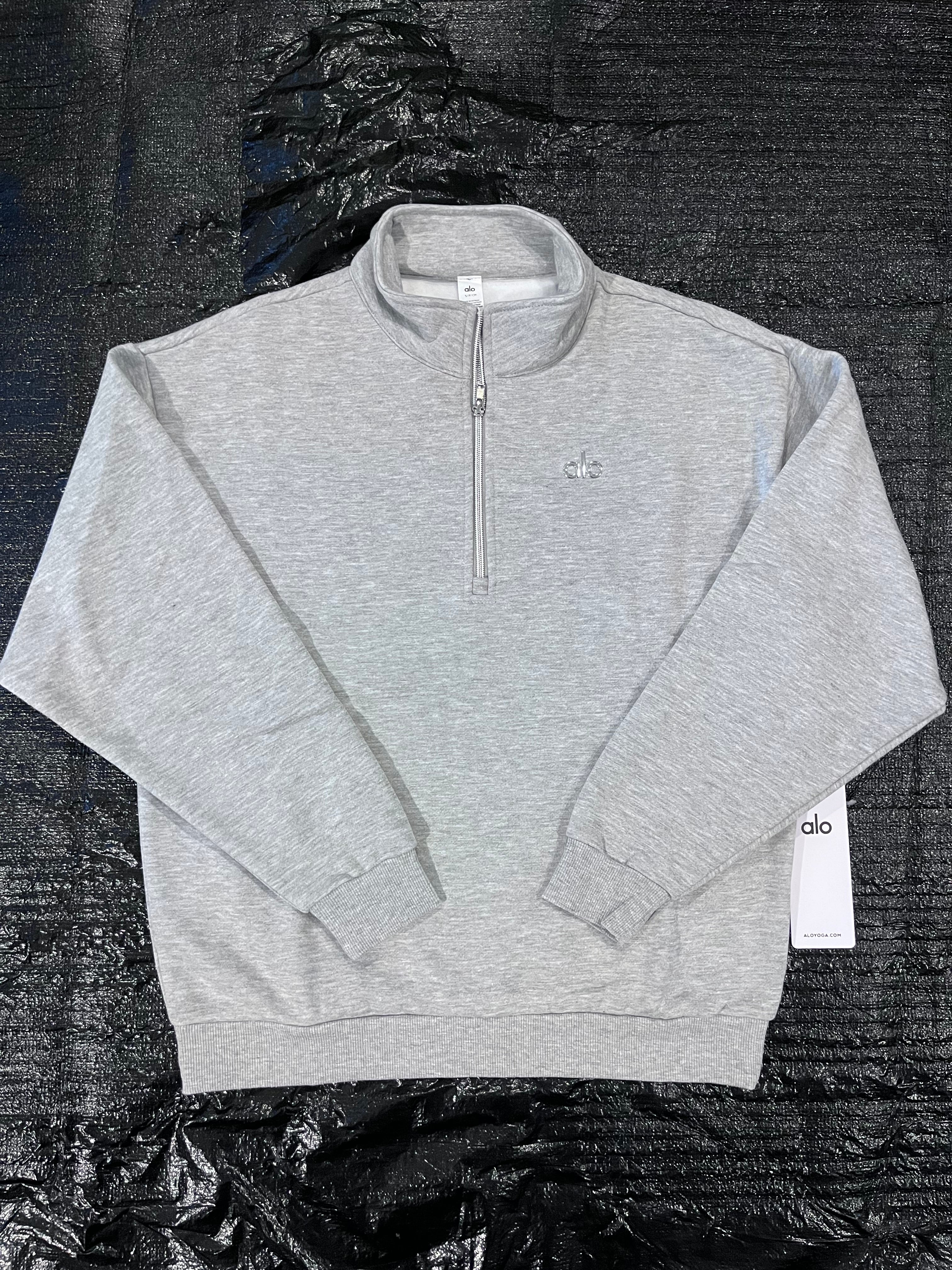 Quarter Zip grey