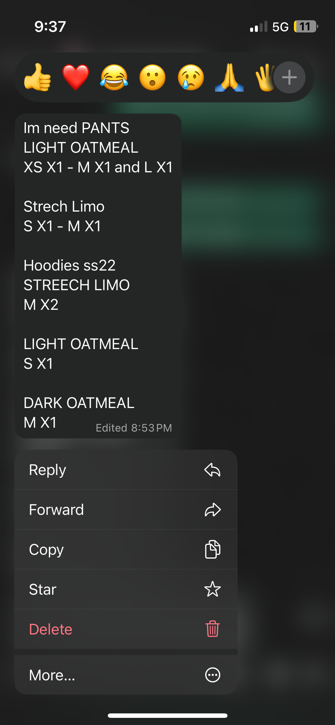 Bundle listing