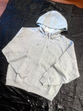 grey full zip