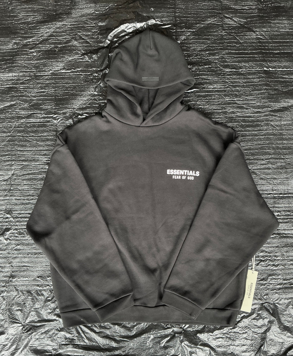 Blk ess hoodie
