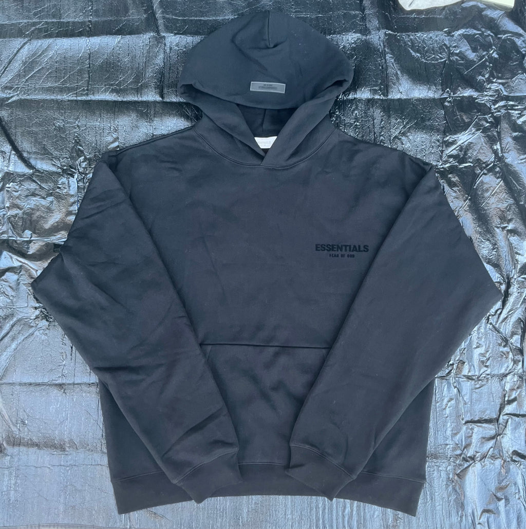 Ess Hoodie Black  (XS–XL) Quick Ship ✅