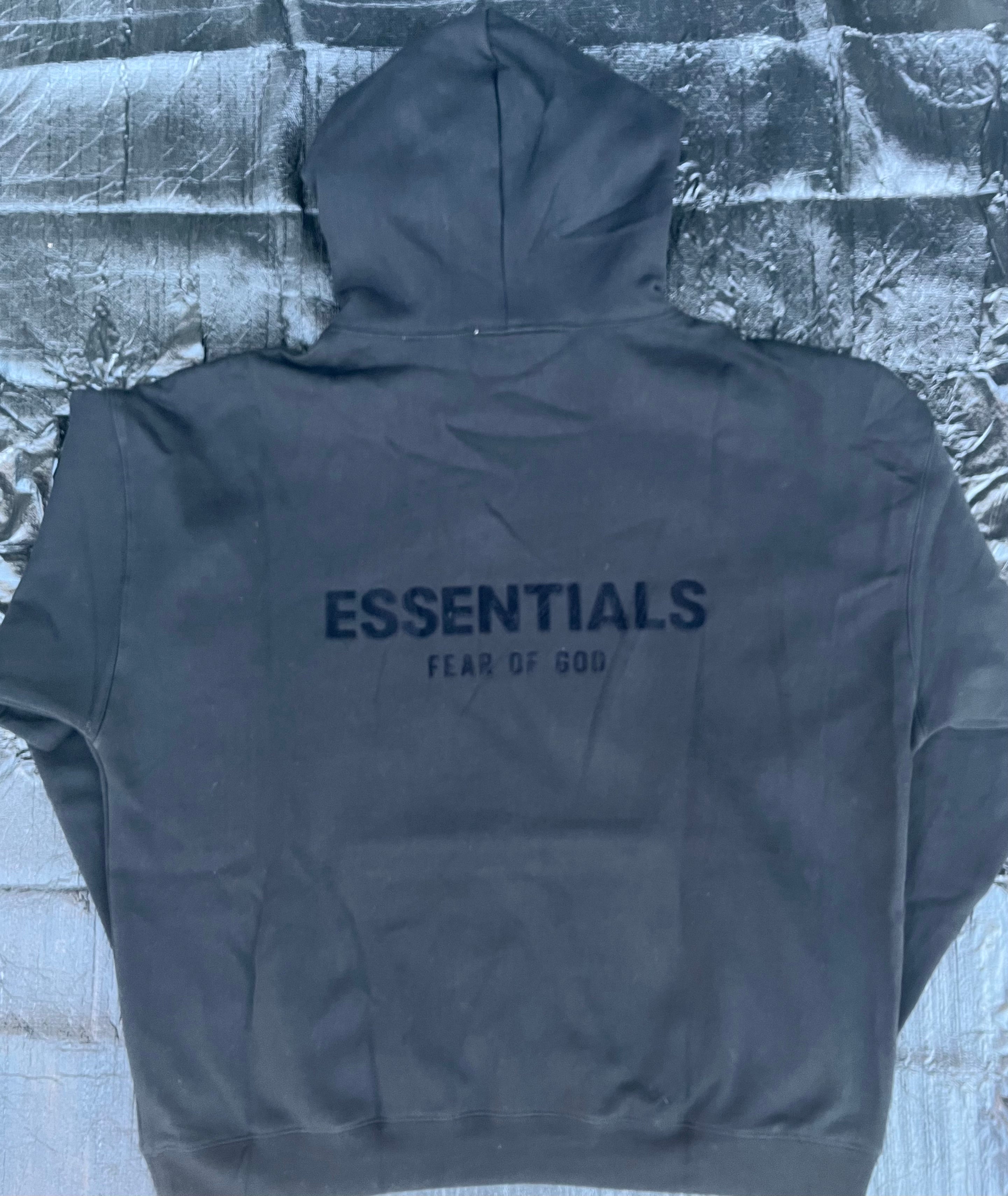 Ess Hoodie Black  (XS–XL) Quick Ship ✅