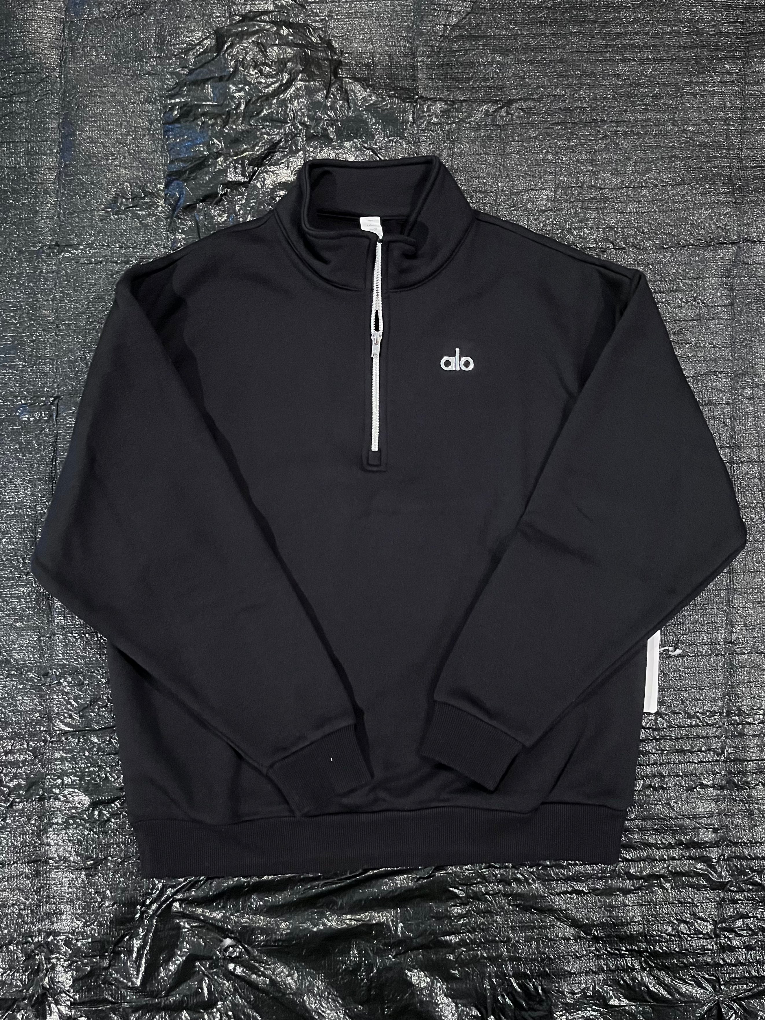 Quarter Zip Black