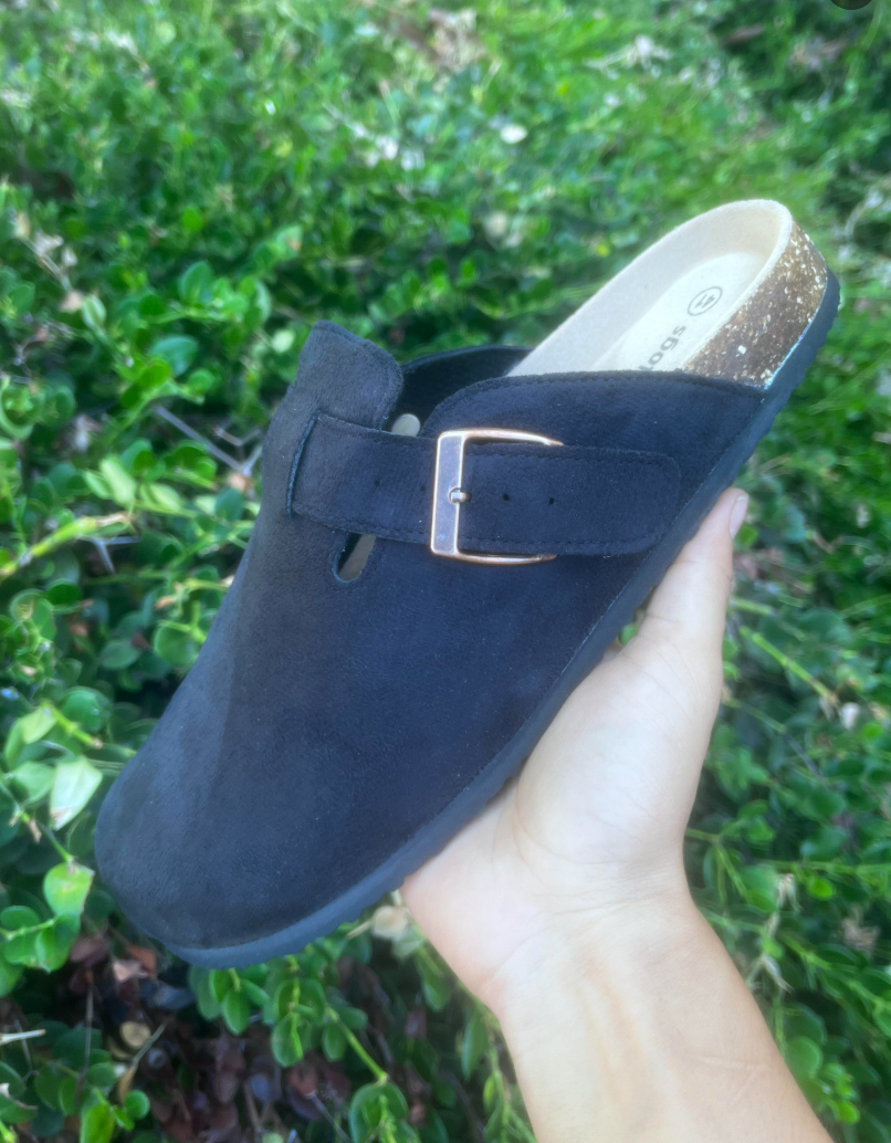 confort clog black